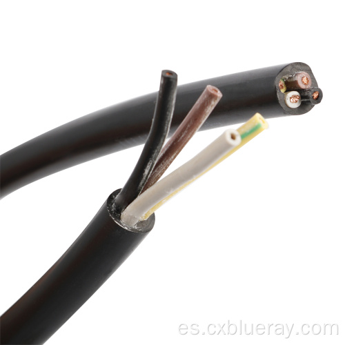 Pure Cobre Alarma Cable flexible RVV 4 Core PVC Aislamiento PVC Chaqueta PVC Aislada 2 núcleos 3core 4core 5core